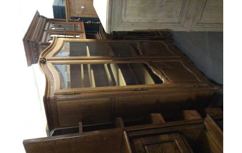 VITRINE LOUIS XV 2 PORTES