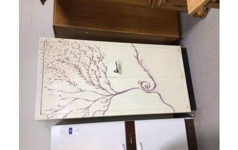 ARMOIRE METALIQUE PEINTURE 2 PORTES SANS CLE