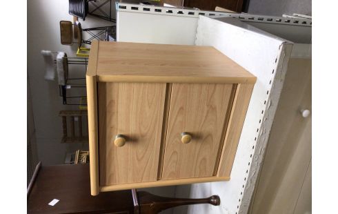 CHEVET COULEUR HETRE 2 TIROIRS