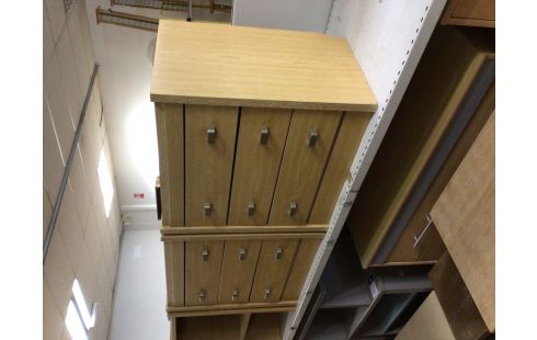 CHEVET MODERNE 3 TIROIRS LA PAIRE