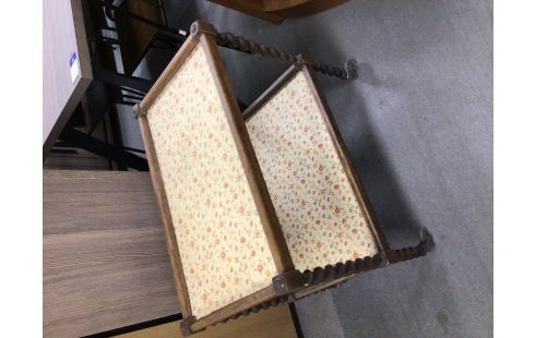 DESSERTE A ROULETTES VINTAGE BOIS TOURNE