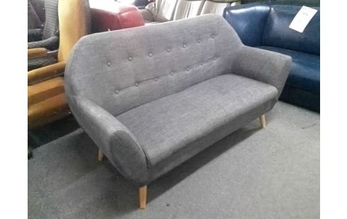 BANQUETTE TISSU GRIS