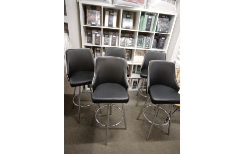 TABOURET DE BAR PVC DE CUIR