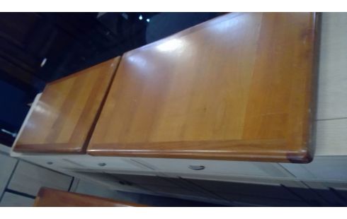 SALLE A MANGER MERISIER, , TABLE, , 6 CHAISES, , BUFFET BAS