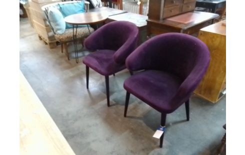 FAUTEUILS VIOLET LA PAIRE KARE DESIGN