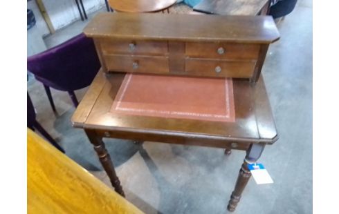 BUREAU ÉCRITOIRE BOIS 5 TIROIRS