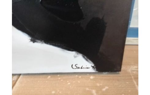 TOILE REPRÉSENTATION VISAGE SIGNE