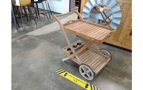 DESSERTE A ROULETTES BOIS