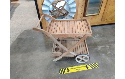 DESSERTE A ROULETTES BOIS