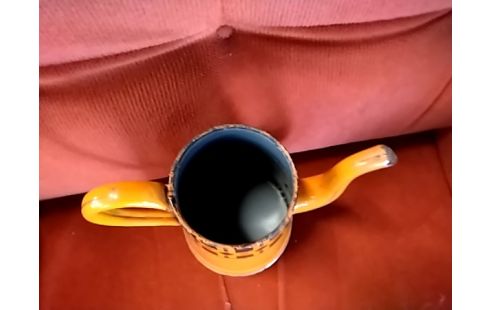 CAFETIERE Metal vintage pm orange sans couvercle