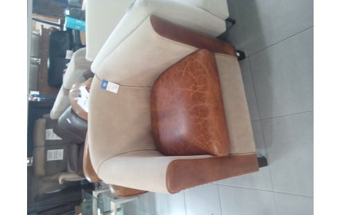 FAUTEUIL CLUB BI-MATIERE