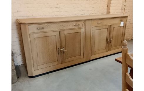 DRESSOIR CHENE STYLE ART DECO 250CM