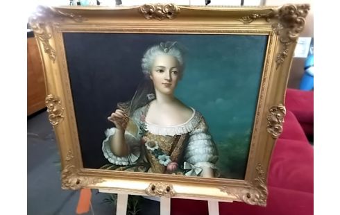 PEINTURE CADRE DORÉ