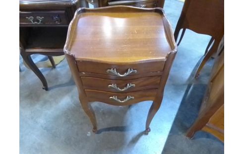 CHEVET MERISIER 3 TIROIRS