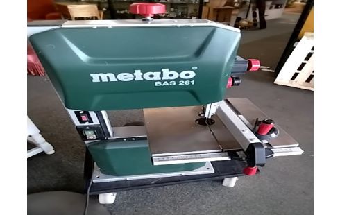 SCIE A ruban Metabo bas261 très peu servie