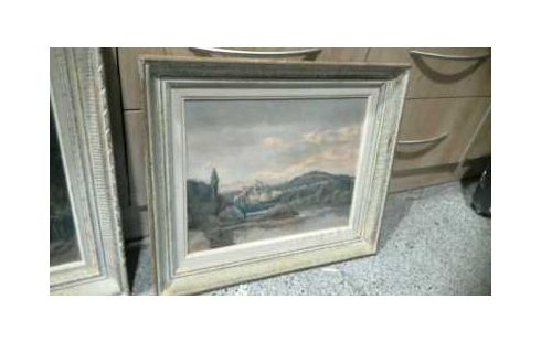 ÖL AUF STOFF HANDSIGNIERT