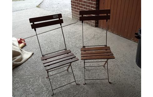 CHAISE BISTROT PLIABLE LOT 2