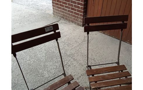 CHAISE BISTROT PLIABLE LOT 2
