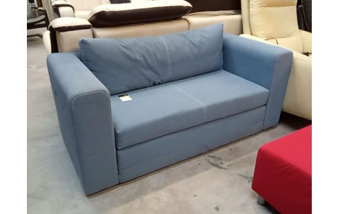 CANAPE LIT TISSU CIEL