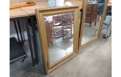 MIROIR BOIS DORE