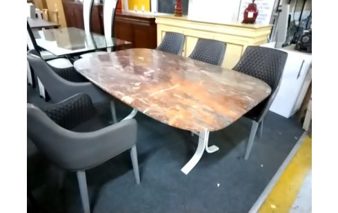 TABLE PLATEAU MARBRE