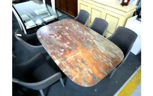 TABLE PLATEAU MARBRE