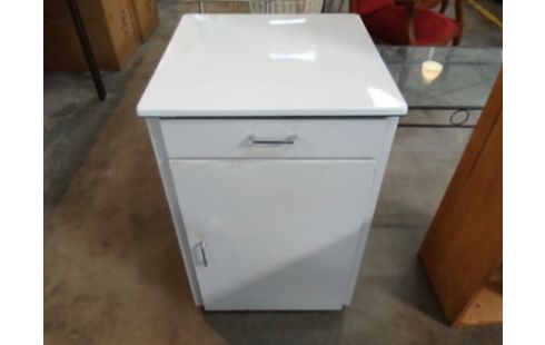 MEUBLE DE CUISINE METAL 1 PORTE / 1 TIROIR