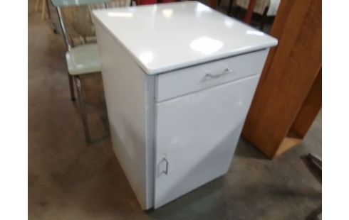 MEUBLE DE CUISINE METAL 1 PORTE / 1 TIROIR