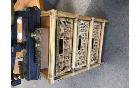 ETAGERE ROTIN 3 PANIER