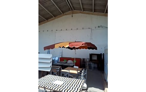 PARASOL DE MARCHÉ + PIED