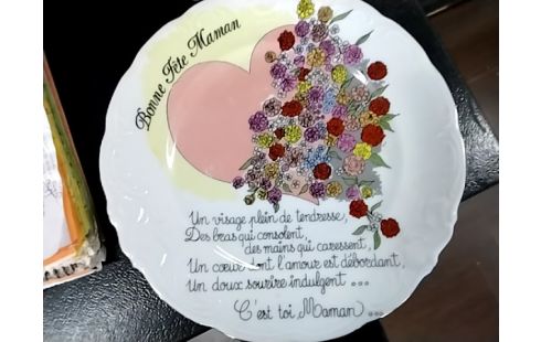 ASSIETTE DECO FETE DES MERES