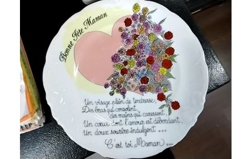 ASSIETTE DECO FETE DES MERES