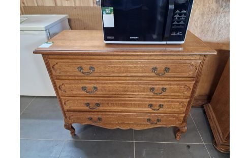 COMMODE CHENE 4 TIROIRS