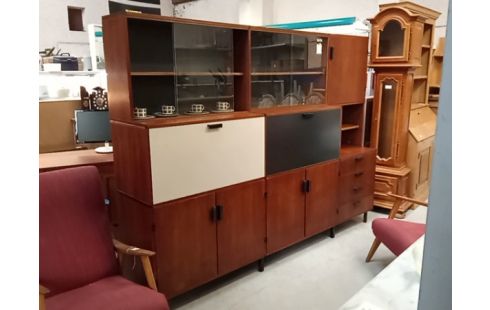 DRESSOIR VITRINE PASTOE 70'S EXCEPTIONNEL