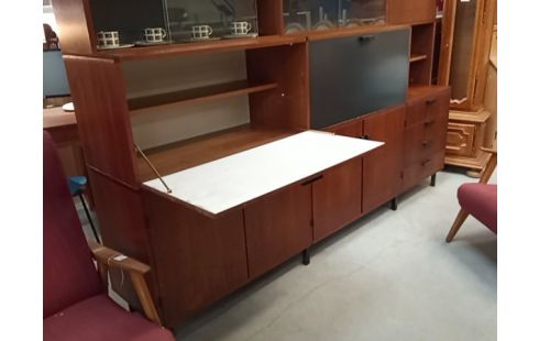 DRESSOIR VITRINE PASTOE 70'S EXCEPTIONNEL