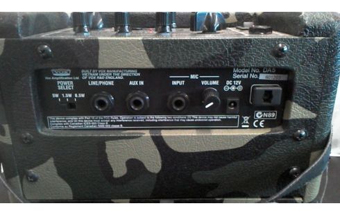 AMPLI GUITARE VOX DA5 CAMOUFLAGE