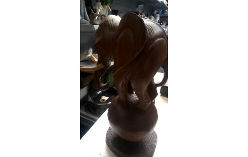 STATUE, , ELEFANT, , HOLZ