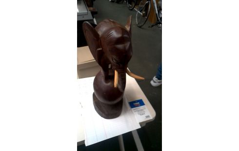 STATUE, , ELEFANT, , HOLZ