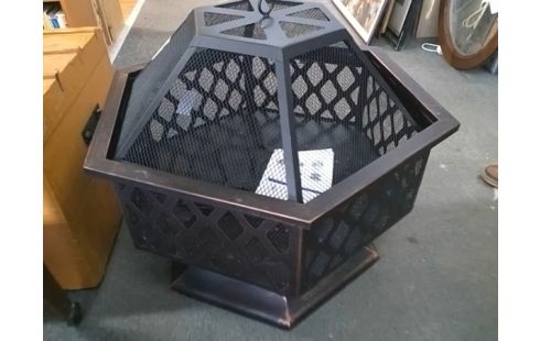 BRASERO JARDIN ACIER ROND