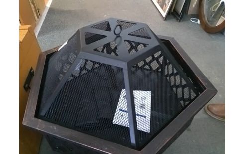 BRASERO JARDIN ACIER ROND