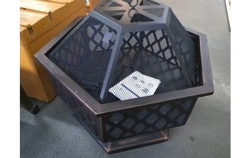 BRASERO JARDIN ACIER ROND