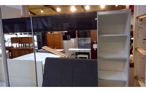 GARDE ROBES MODERNE 2 PORTES MIROIR