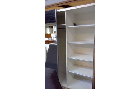 GARDE ROBES MODERNE 2 PORTES MIROIR