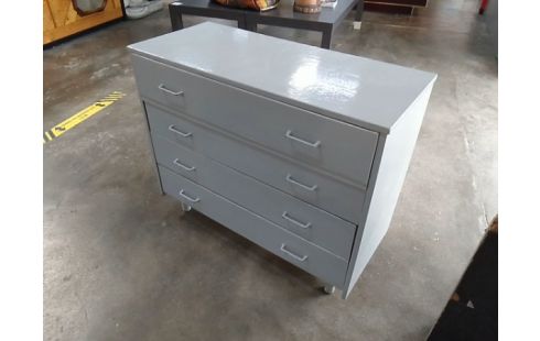 COMMODE 4 TIROIRS PEINT