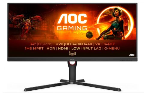Ecran 144Hz 34" Gaming U34G3XM/EU