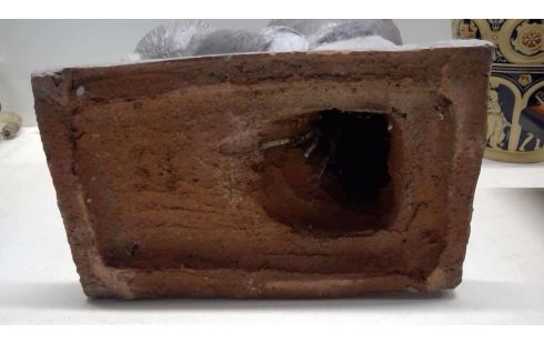 TERRACOTTA TUINBEELD JAREN 70