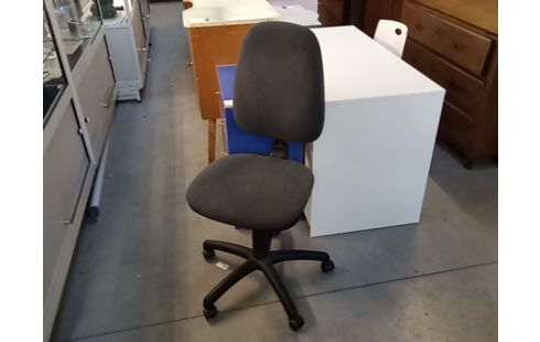 CHAISE DE BUREAU TISSU GRIS