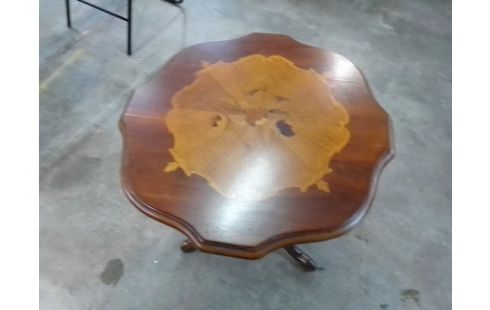 TABLE GUERIDON MARQUETERIE