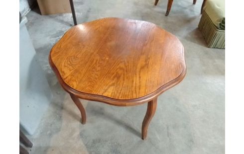 TABLE BASSE RONDE BOIS MASSIF