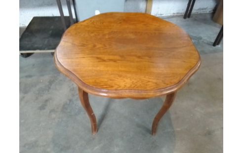 TABLE BASSE RONDE BOIS MASSIF